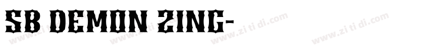 SB Demon Zing字体转换